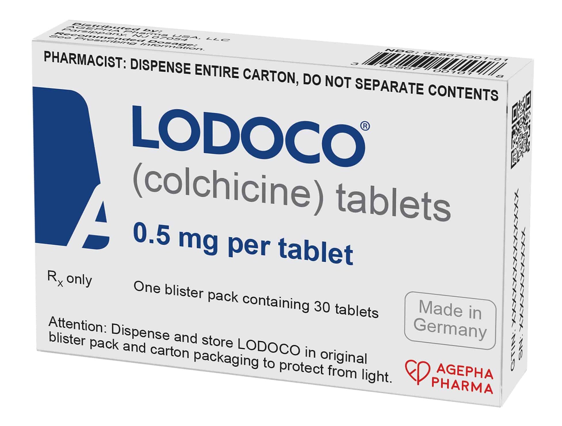 Agepha Pharma box Lodoco